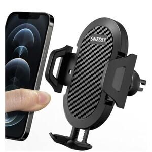 SNEDIY Phone Mount Black Car Vent Holder Hands Free Universal Holder Adjustable